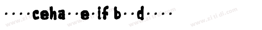 sourcehanserif bold字体转换